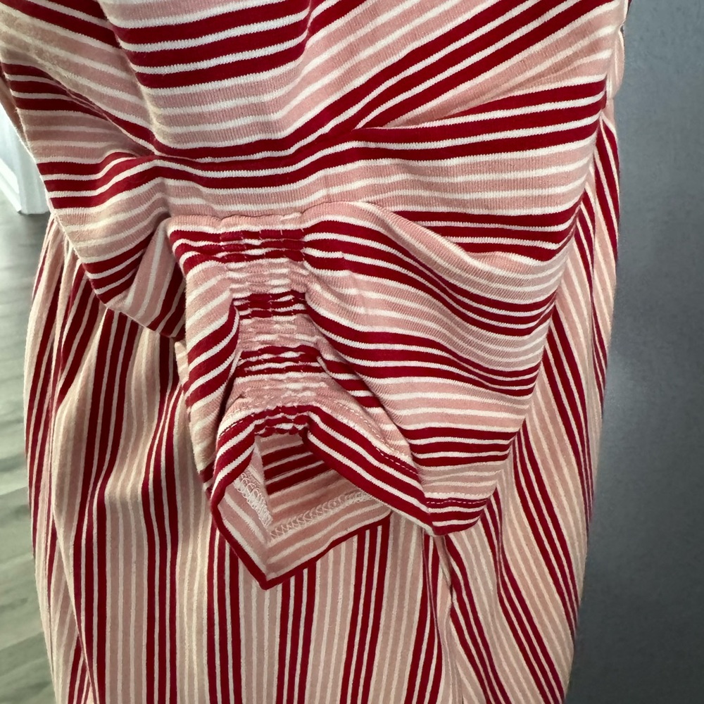 NWT Matilda Jane Red/Pink striped Dress - Picture 3 of 6